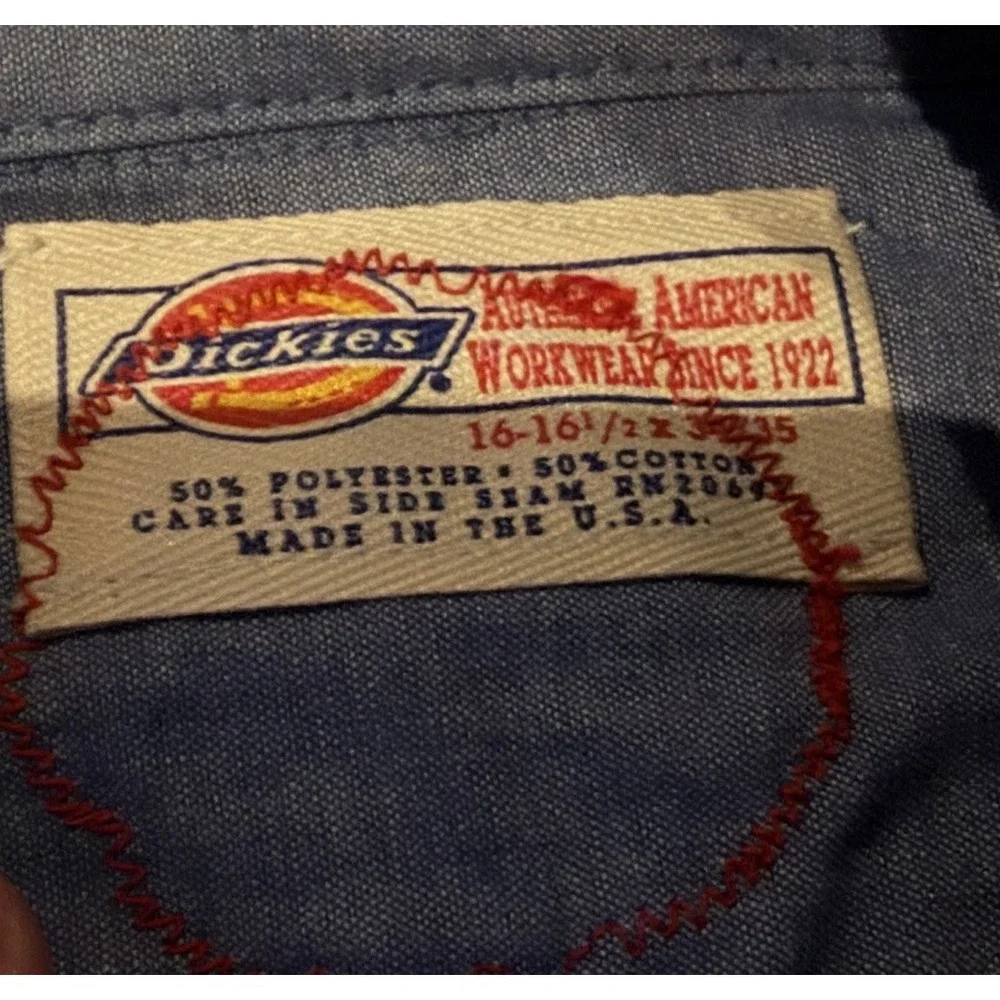 Reworked Vintage Dickies Baseball Shirt‎ Pittsburgh Pitbulls 1960 Patch L